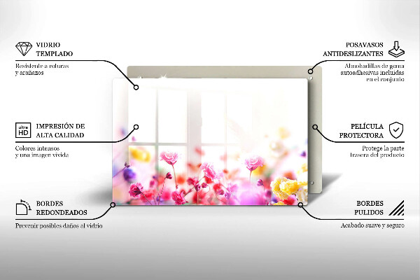 Tocător de bucătărie Lunca de flori