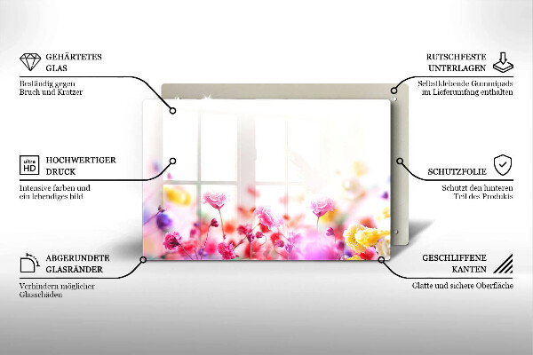 Tocător de bucătărie Lunca de flori