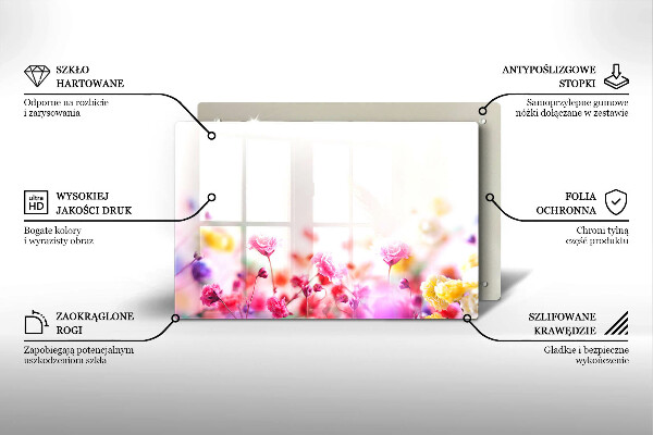 Tocător de bucătărie Lunca de flori