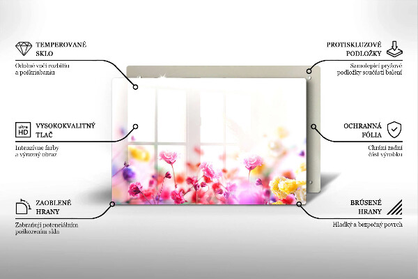 Tocător de bucătărie Lunca de flori