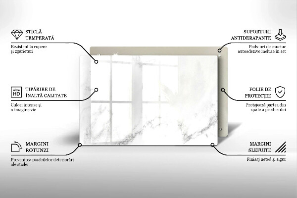 Tocător de bucătărie Marmură modernă