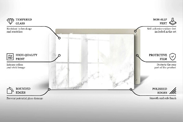 Tocător de bucătărie Marmură modernă