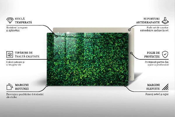 Tocător de bucătărie Planta cu frunze mici
