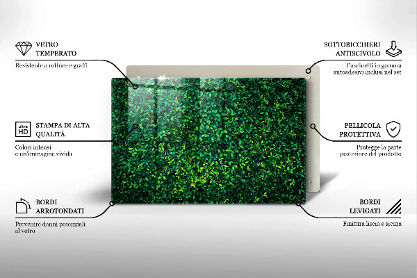 Tocător de bucătărie Planta cu frunze mici