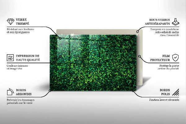 Tocător de bucătărie Planta cu frunze mici