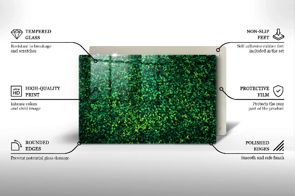 Tocător de bucătărie Planta cu frunze mici