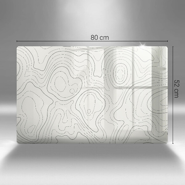 Tocător de bucătărie Design de artă în linie
