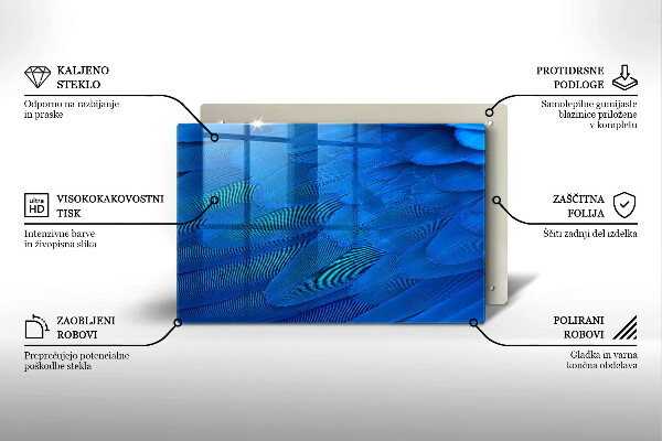 Tocător de bucătărie Pene de păsări