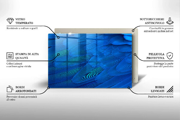 Tocător de bucătărie Pene de păsări