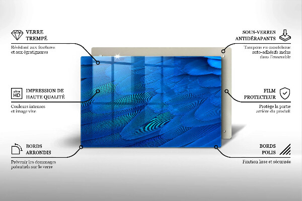Tocător de bucătărie Pene de păsări