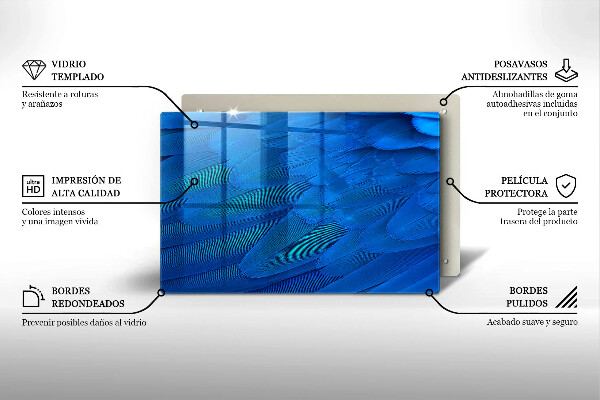 Tocător de bucătărie Pene de păsări
