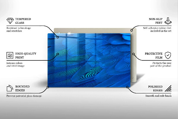 Tocător de bucătărie Pene de păsări