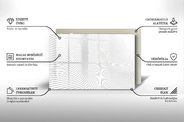 Tocător de bucătărie Model de linii moderne