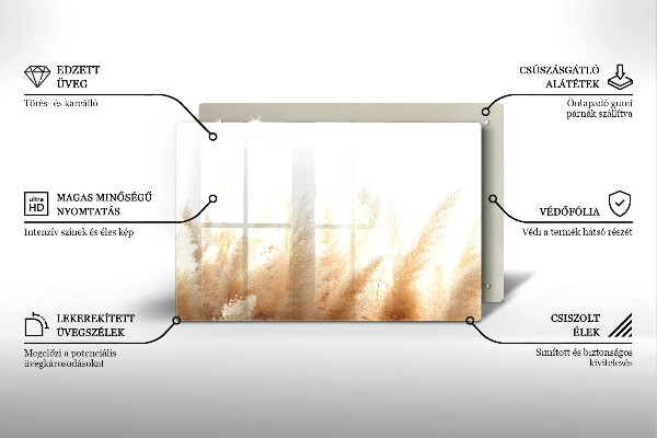 Tocător de bucătărie Iarbă de pampas