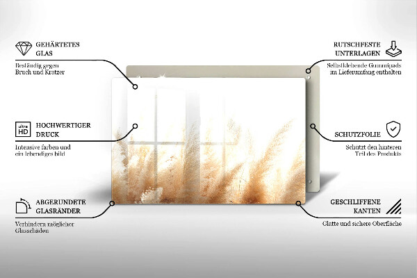 Tocător de bucătărie Iarbă de pampas