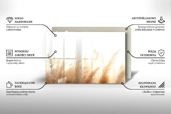 Tocător de bucătărie Iarbă de pampas