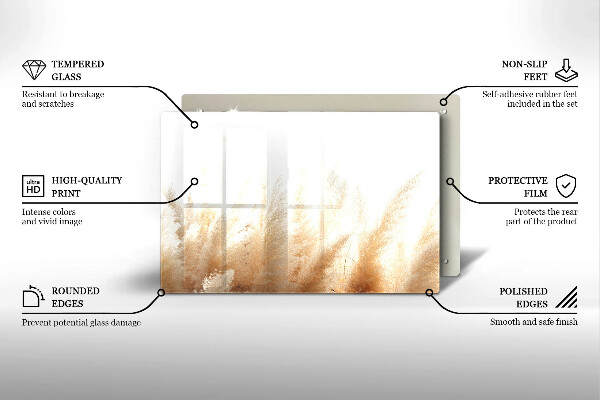 Tocător de bucătărie Iarbă de pampas