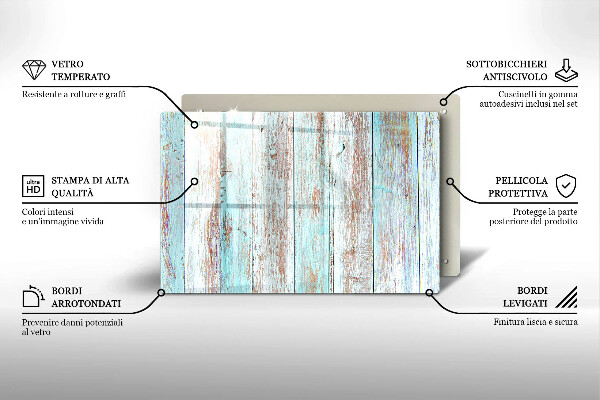 Tocător de bucătărie Placi vechi de epocă
