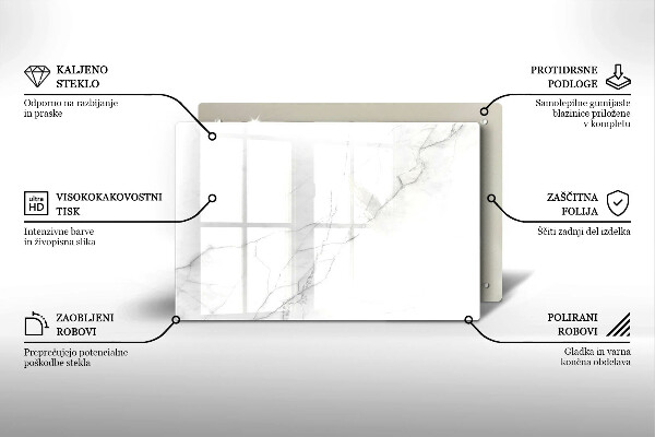 Tocător de bucătărie Fundal de piatră de marmură