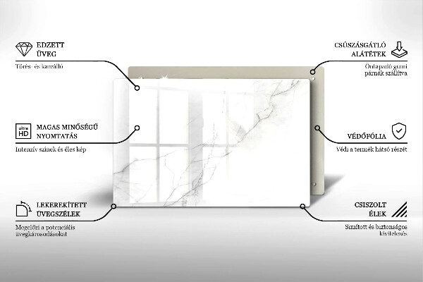 Tocător de bucătărie Fundal de piatră de marmură