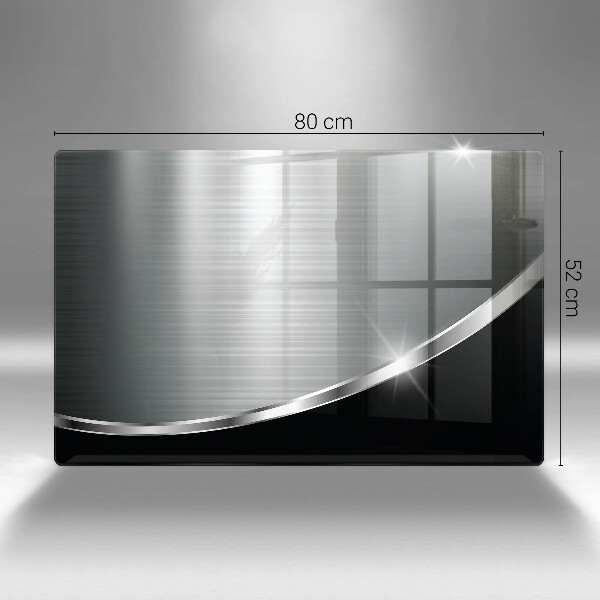 Tocător de bucătărie Abstracție cu metal