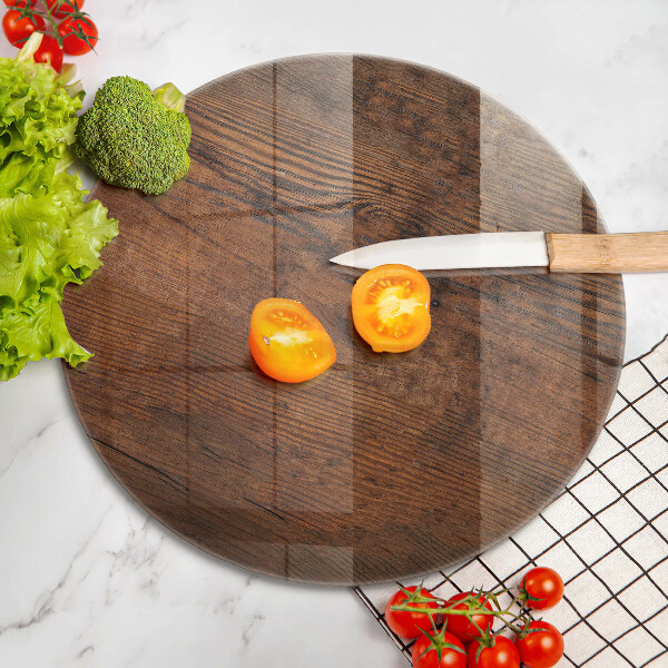 Tocător de bucătărie Scândură din lemn de culoare închisă