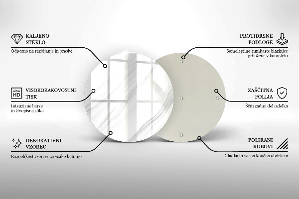 Tocător de bucătărie Marmură delicată