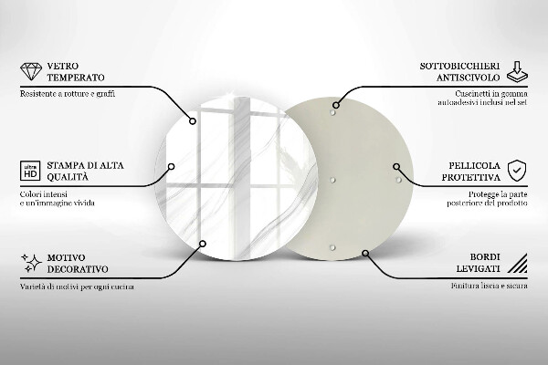 Tocător de bucătărie Marmură delicată