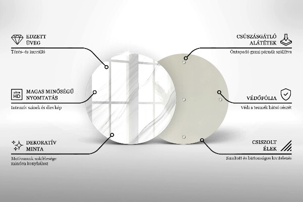 Tocător de bucătărie Marmură delicată