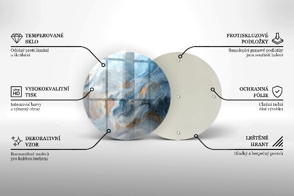 Tocător de bucătărie Textura marmură