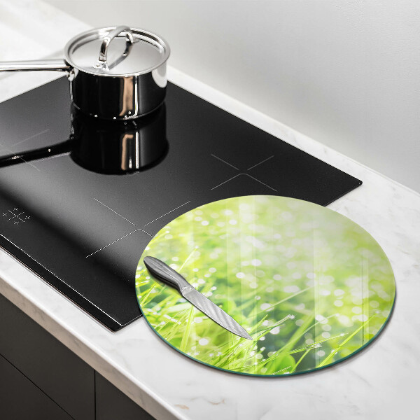 Tocător de bucătărie Natura - iarbă și rouă