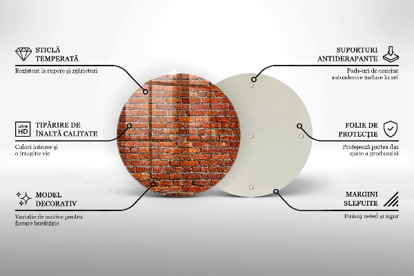 Tocător de bucătărie Perete din zid de cărămidă