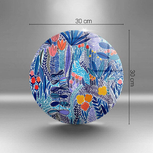 Tocător din sticlă Lunca pictata