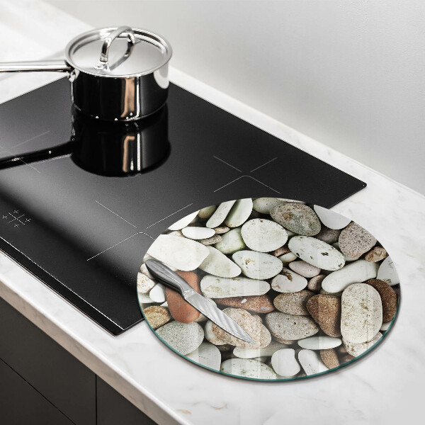 Tocător de bucătărie Fundal cu pietre mici