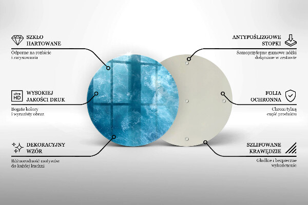 Tocător de bucătărie Apa albastra