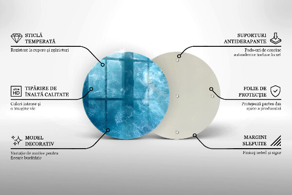 Tocător de bucătărie Apa albastra