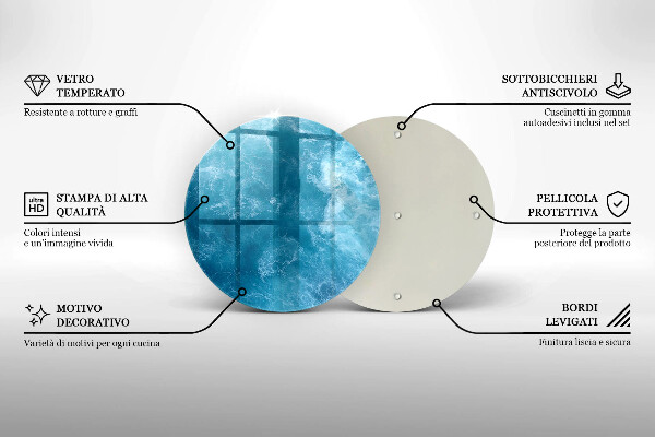 Tocător de bucătărie Apa albastra