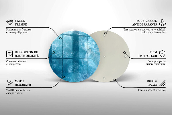 Tocător de bucătărie Apa albastra