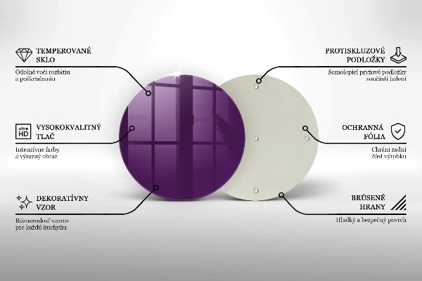 Tocător de bucătărie Culoare violet