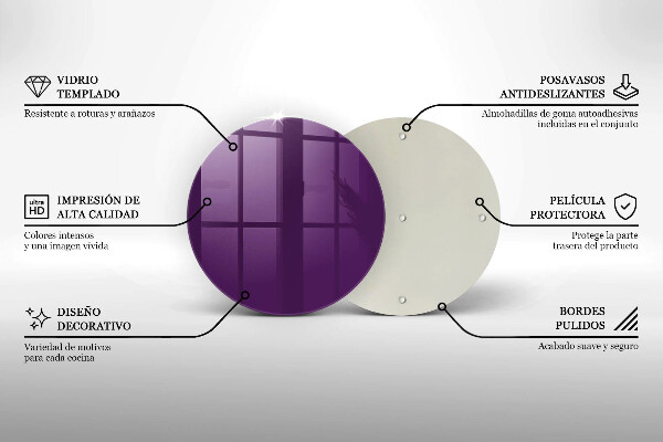 Tocător de bucătărie Culoare violet