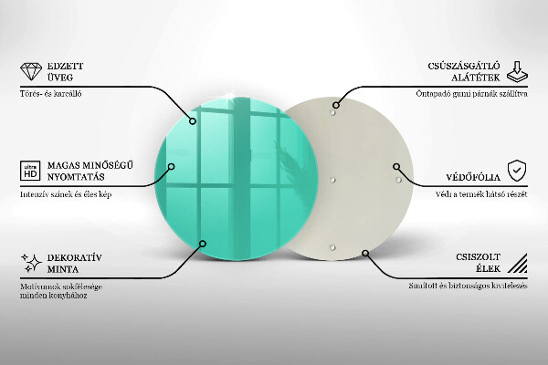 Tocător de bucătărie Culoarea verde