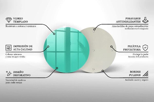 Tocător de bucătărie Culoarea verde