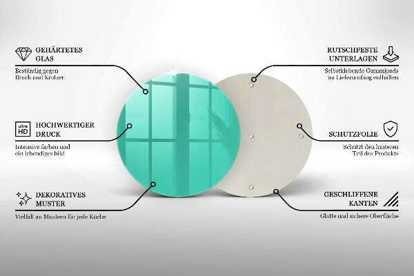 Tocător de bucătărie Culoarea verde