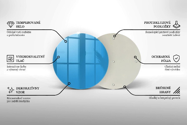 Tocător de bucătărie Culoarea albastra