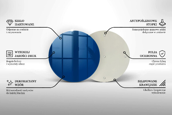 Tocător de bucătărie Culoarea albastra