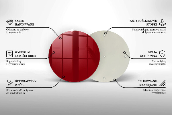 Tocător de bucătărie culoare rosie