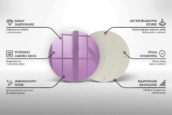 Tocător de bucătărie Culoare violet