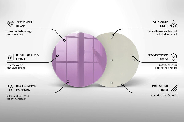 Tocător de bucătărie Culoare violet