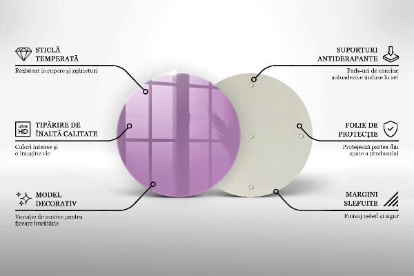 Tocător de bucătărie Culoare violet