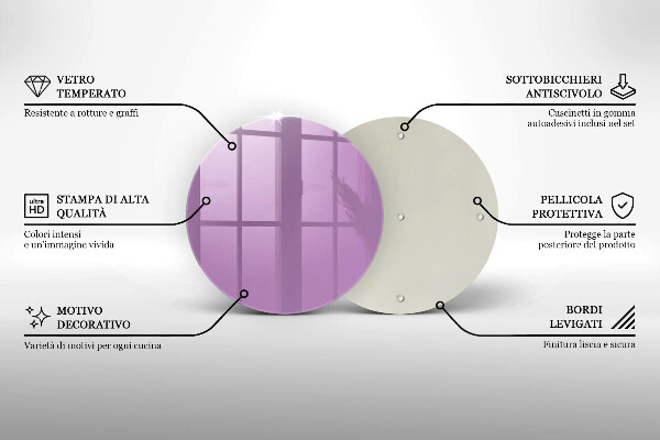 Tocător de bucătărie Culoare violet